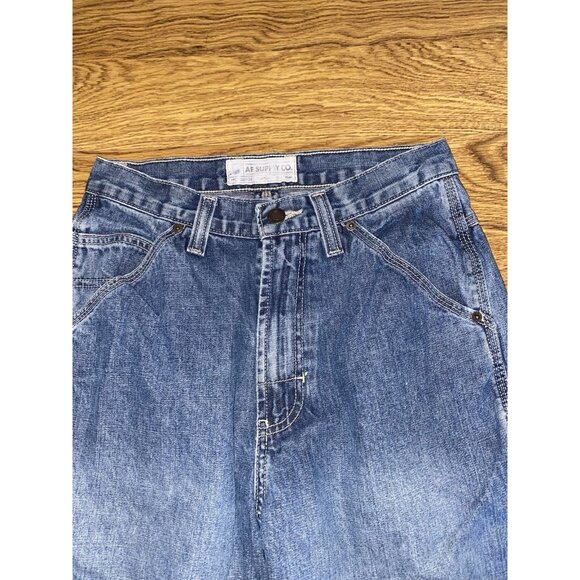 Vtg American Eagle Outfitters Carpenter Baggy Jeans Workwear Y2K Men's 28x30 - Picture 2 of 7